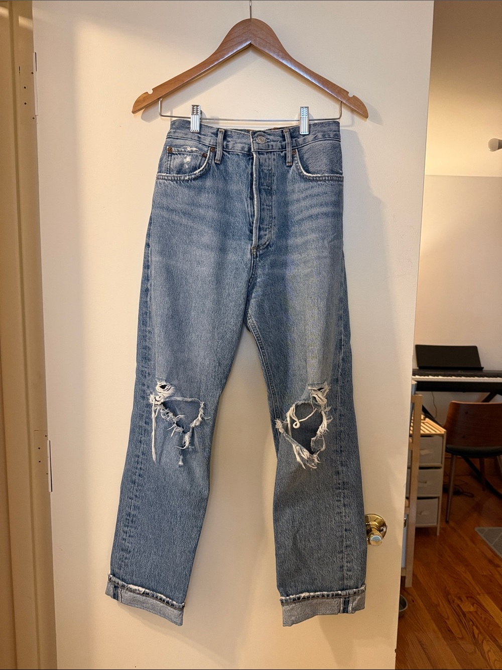 Agolde 90’s Mid Rise Loose Jeans Size 25